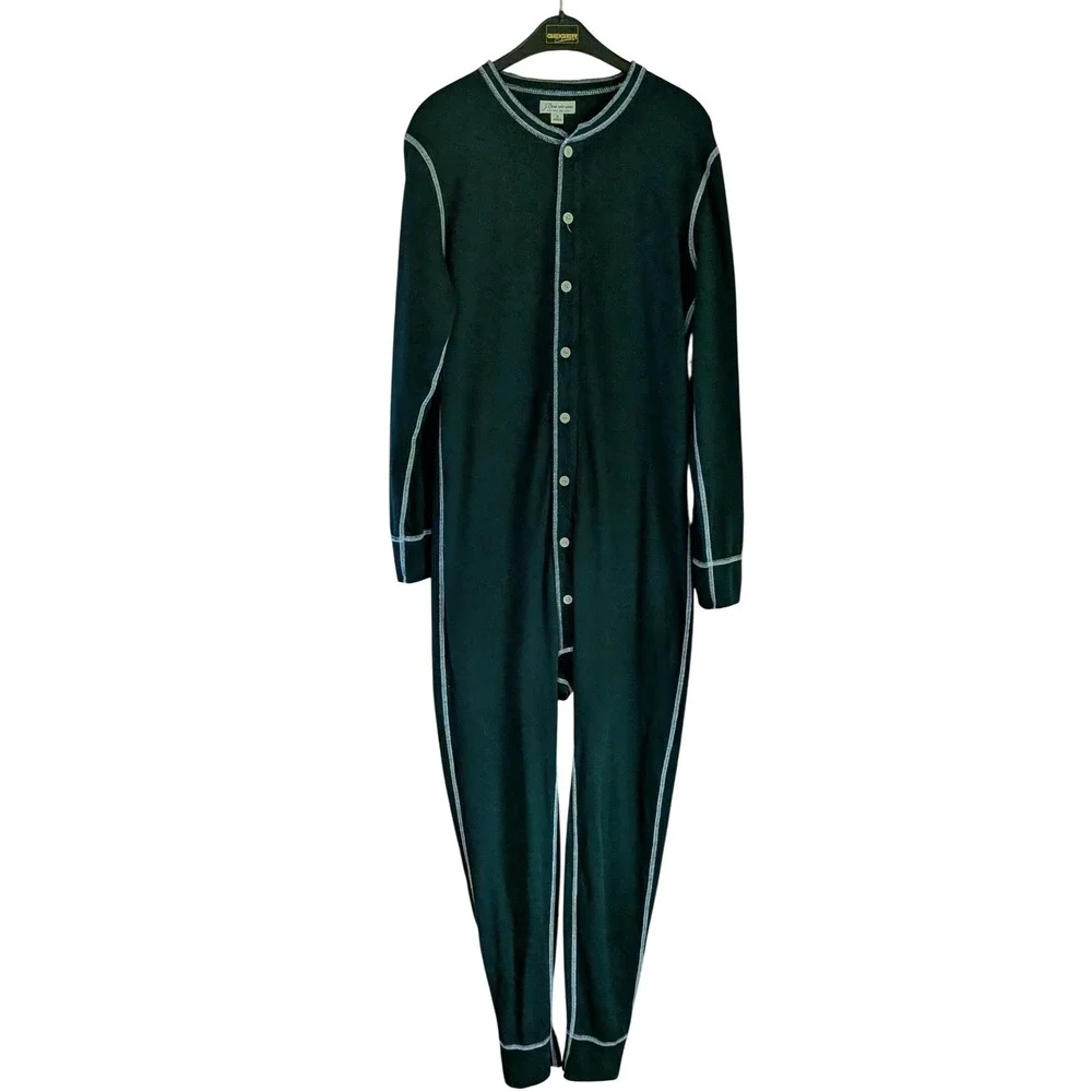 J Crew Knit Goods Union Suit Men S Cabin Rustic Loungewear Pajamas Sleepwear